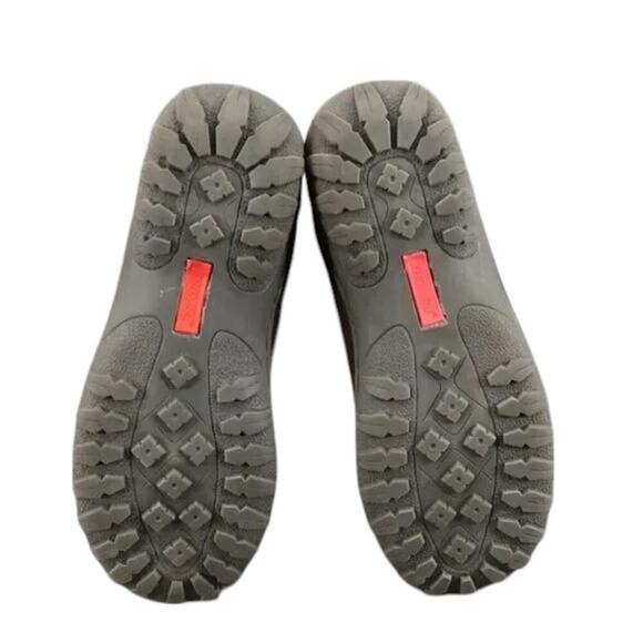 Khombu Shoes Womens 8.5 Booties Leather Faux Fur Winter Ankle Boot Gracie Brown - Picture 10 of 13